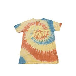 Khalid Free Spirit Tour Short-Sleeve Tie Dye‎ T-Shirt Size Medium Colorful R&B
